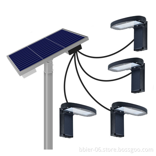 100W Solar-Powered Waterproof Outdoor LED Wall Pack Spotlight
